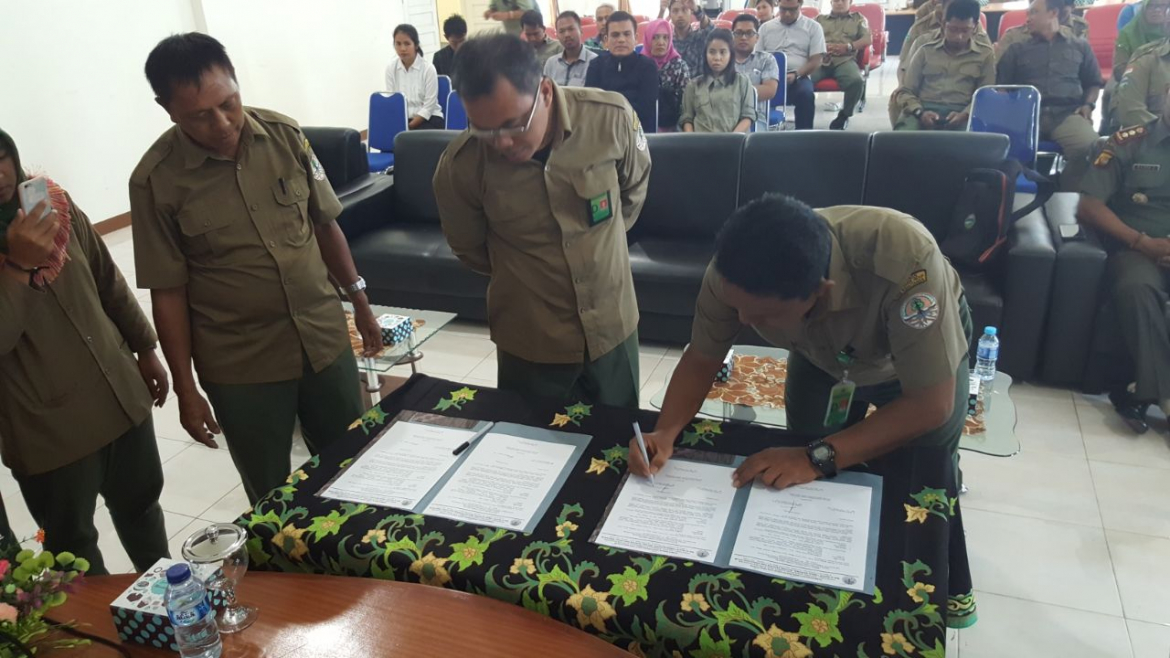 TaNa Bentarum Gelar Sertijab Pejabat Struktural