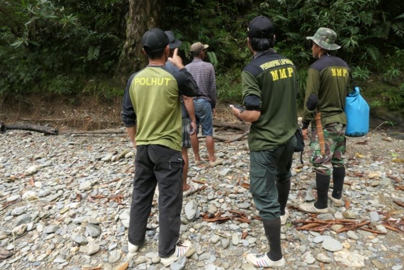 Patroli Bersama MMP, SPTN Wilayah I Lanjak Balai Besar TaNa Bentarum Aplikasikan SMART RBM