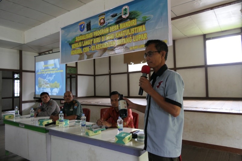 Sinergitas Membangun Desa Mandiri, Balai Besar TaNa Bentarum Promosikan Produk Cuka Kayu